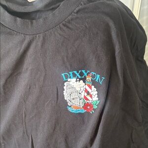 DIXXON Black Tee with Nautical Graphic